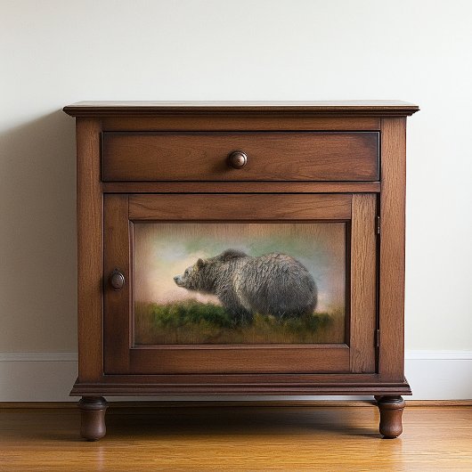 Papier Mousseline Découpage de la faune des grizzlis