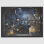 Papier Mousseline Découpage de la fenêtre de la marguerite et de la  (Recto)