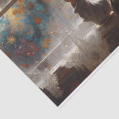 Papier Mousseline Découpage de la fenêtre Whiskey de cowboy (Détail)