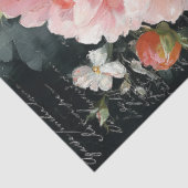 Papier Mousseline Découpage de la fleur de tourbe de corail (Détail)