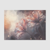 Papier Mousseline Découpage de la fleur d'Hibiscus éthérique (Recto)