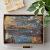 Papier Mousseline Découpage de la forêt automnale (Cadeau)