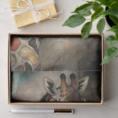 Papier Mousseline Découpage de la Giraffe de mosaïque (Cadeau)