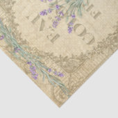 Papier Mousseline Découpage de la lavande de pays français (Détail)