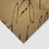 Papier Mousseline Découpage de la lettre de rupture  (Détail)