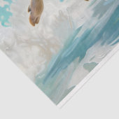 Papier Mousseline Découpage de la nage de cochon de plage (Détail)