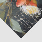 Papier Mousseline Découpage de la noix jaune dorée (Détail)