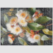 Papier Mousseline Découpage de la noix jaune dorée (Recto)