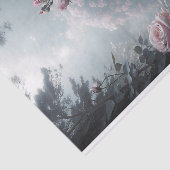 Papier Mousseline Découpage de la porte de jardin rose (Détail)