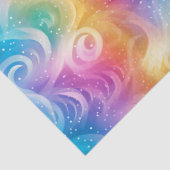 Papier Mousseline Découpage de la poussière d'étoile arc-en-ciel (Détail)