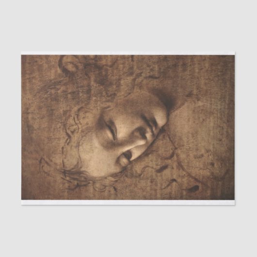 Papier Mousseline Découpage de la scapigliata (Recto)