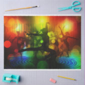 Papier Mousseline Découpage de la scène de danse de ballet (Artisanat)