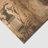 Papier Mousseline Découpage de la sépière d'automne de l'érable vict (Détail)