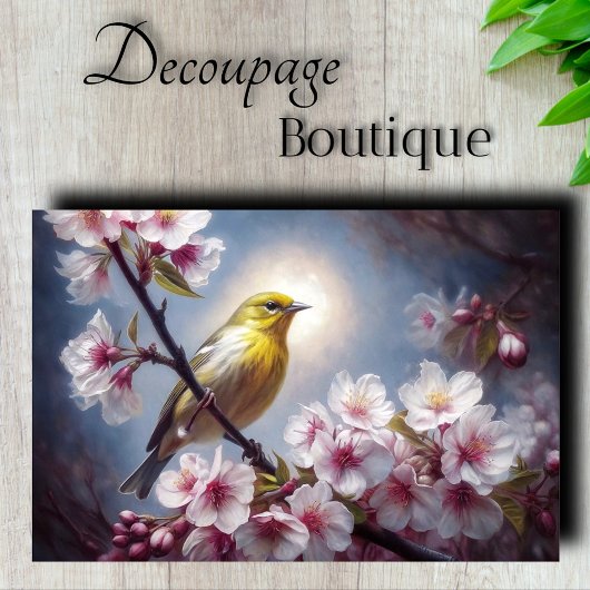 Papier Mousseline Découpage de la série de printemps