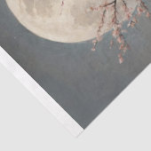 Papier Mousseline Découpage de la série Sakura sur la lune (Détail)