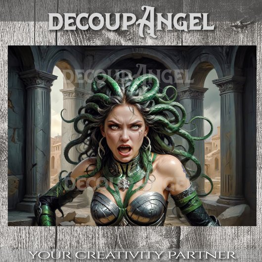 Papier Mousseline Découpage de la souveraineté serpentine