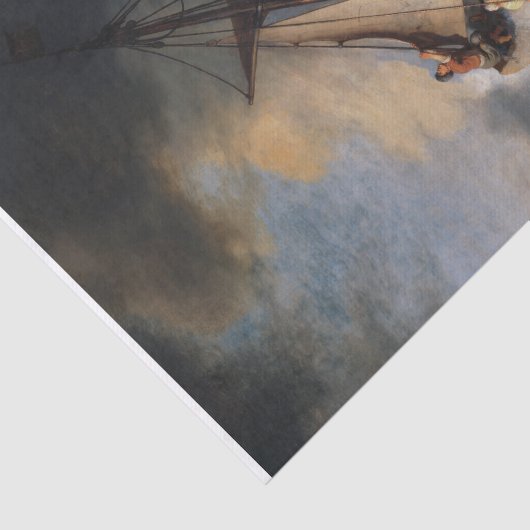 Papier Mousseline Découpage de la tempête (Détail)