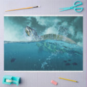 Papier Mousseline Découpage de la tortue de mer (Artisanat)