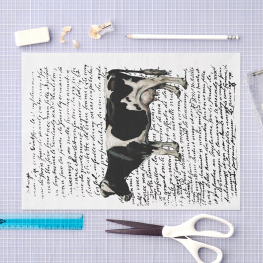 Papier Mousseline Découpage de la vache designer (Artisanat)