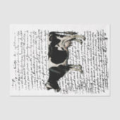 Papier Mousseline Découpage de la vache designer (Recto)