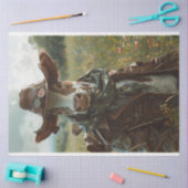 Papier Mousseline Découpage de l'agriculture de vache de ferme (Artisanat)