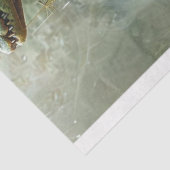 Papier Mousseline Découpage de l'alligator de style égyptien (Détail)