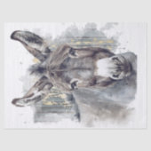 Papier Mousseline Découpage de l'âne (Recto)