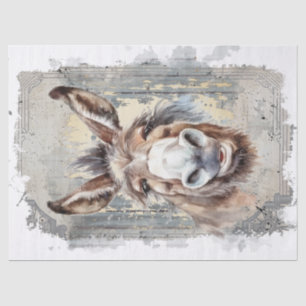 Papier Mousseline Découpage de l'âne