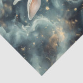 Papier Mousseline Découpage de lapin céleste (Détail)