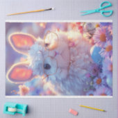 Papier Mousseline Découpage de lapin d'oeuf de Pâques (Artisanat)