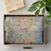 Papier Mousseline Découpage de l'aquarelle fleur sauvage (Cadeau)