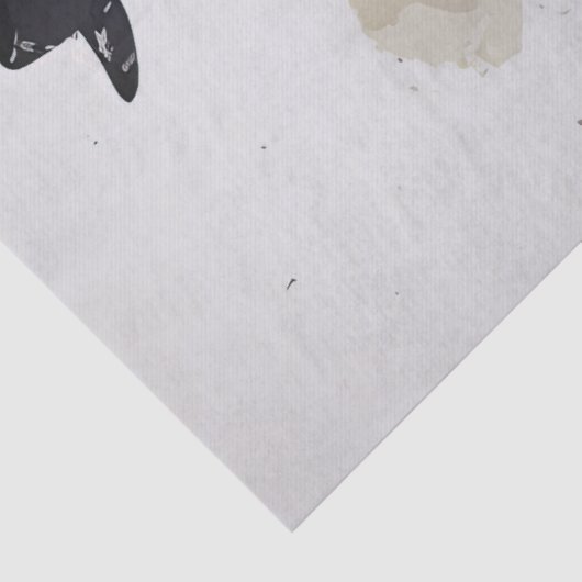 Papier Mousseline Découpage de l'aquarelle occidentale Cowboy (Détail)