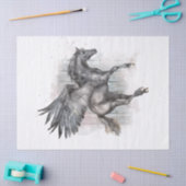 Papier Mousseline Découpage de l'aquarelle Pegasus (Artisanat)