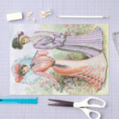 Papier Mousseline Découpage de l'aquarelle vintage (Artisanat)