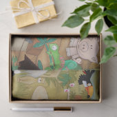 Papier Mousseline Découpage de l'arche de Noah (Cadeau)