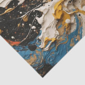 Papier Mousseline Découpage de l'Arrière - plan Abstrait d'éclabouss (Détail)