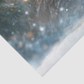 Papier Mousseline Découpage de l'artisanat de renard de bois d'hiver (Détail)