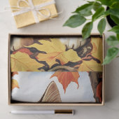 Papier Mousseline Découpage de l'automne de l'animal de chat mignon (Cadeau)