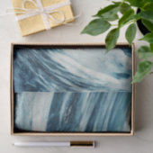 Papier Mousseline Découpage de l'eau des vagues profondes Abstraites (Cadeau)