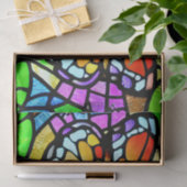 Papier Mousseline Découpage de l'effet de verre fileté papillon (Cadeau)