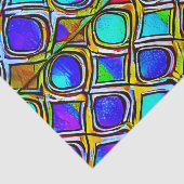 Papier Mousseline Découpage de l'effet de verre motif (Détail)