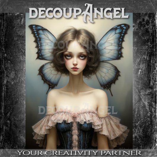 Papier Mousseline Découpage de l'effet papillon