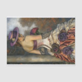 Papier Mousseline Découpage de l'élégance victorienne (Recto)