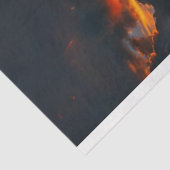 Papier Mousseline Découpage de l'éléphant d'Arbre du Soleil africain (Détail)