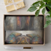 Papier Mousseline Découpage de l'éléphant de mosaïque (Cadeau)