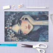 Papier Mousseline Découpage de l'enchantement de la nymphe des bois (Artisanat)