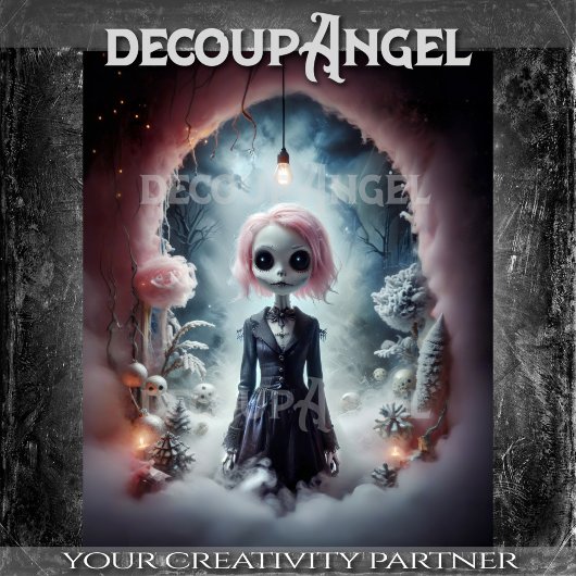 Papier Mousseline Découpage de l'enchanteuse de vol