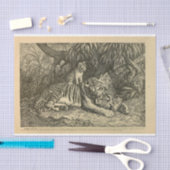 Papier Mousseline Découpage de l'épée de tigre (Artisanat)