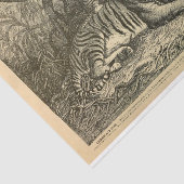 Papier Mousseline Découpage de l'épée de tigre (Détail)