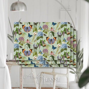 Papier Mousseline Découpage de l'Ephémère à papillon floral vintage